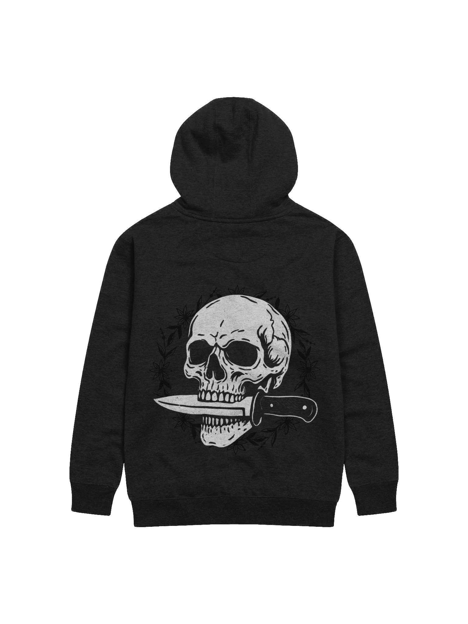 Skull & Knife - Unisex Hoodie (Black) product image (2)