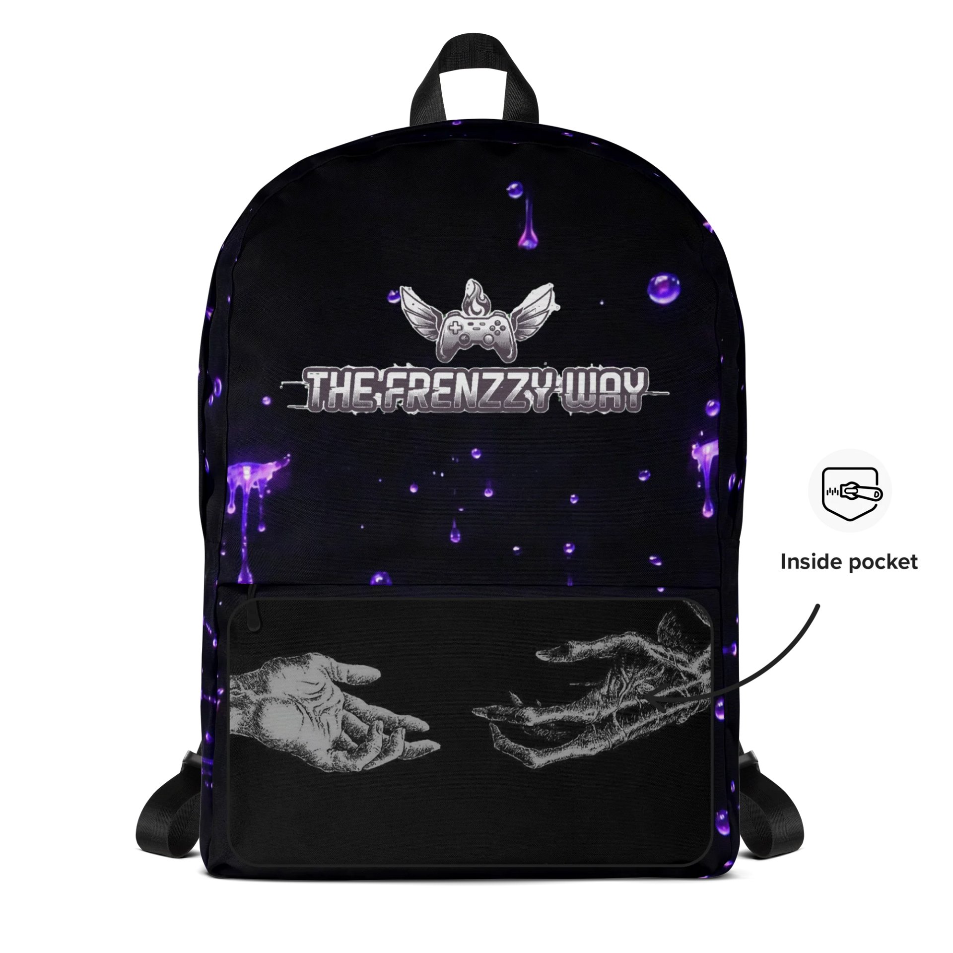 Sac à dos Gaming "The Frenzzy Way" – Édition Purple Drip product image (5)