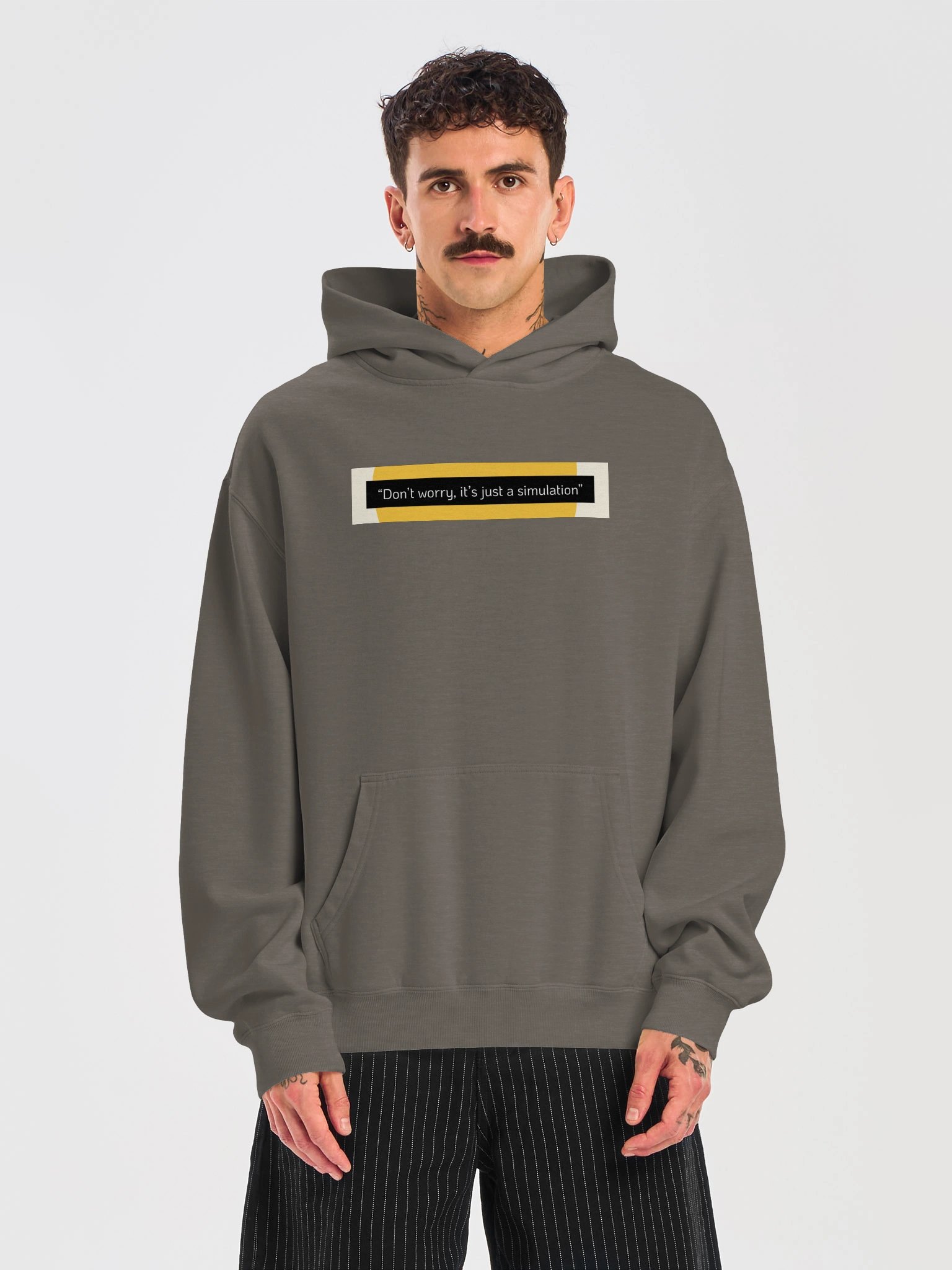 Don't worry, it's just a simulation |HOODIE product image (13)
