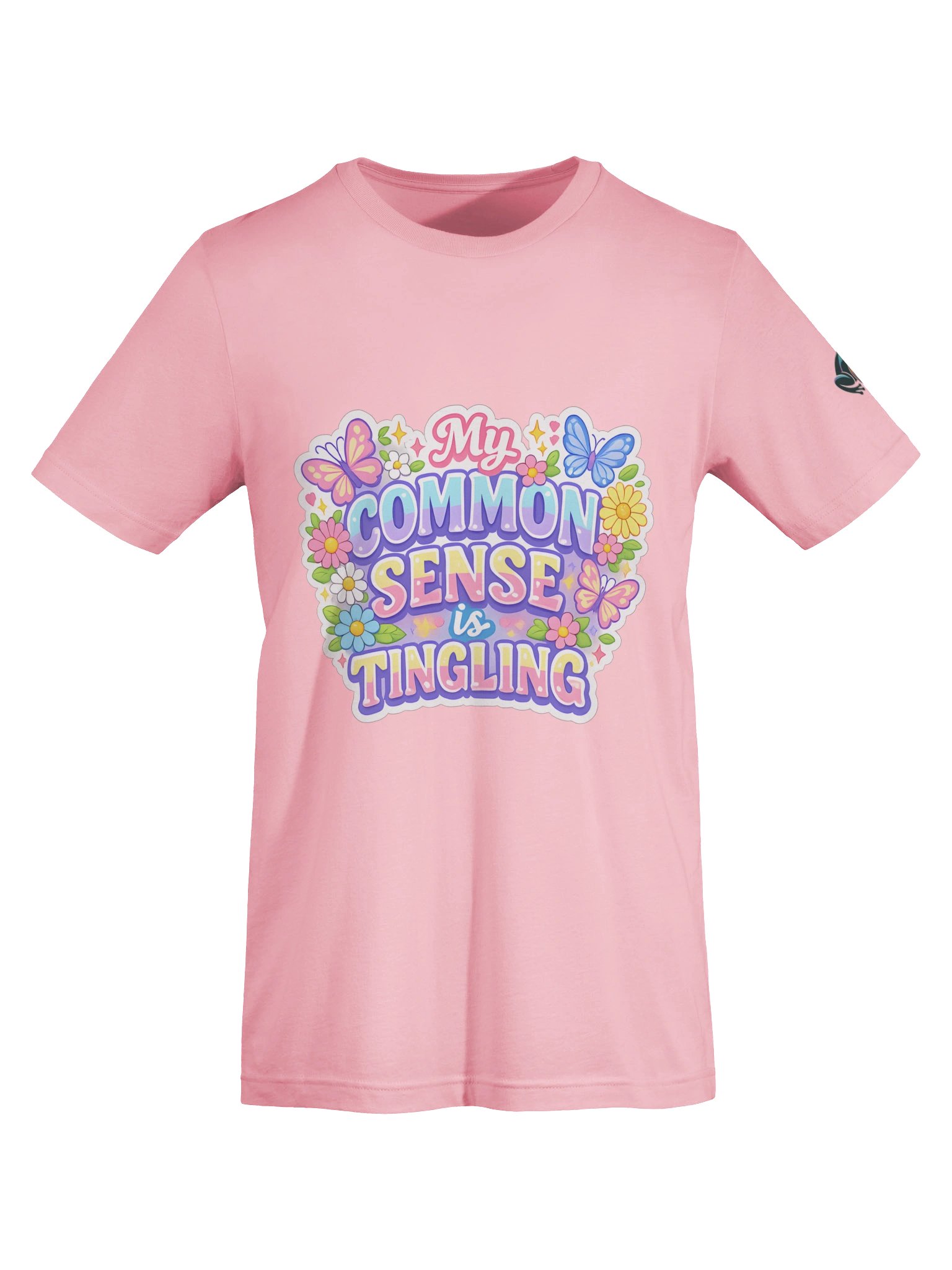 My Common Sense Is Tingling Sticker Tee product image (27)