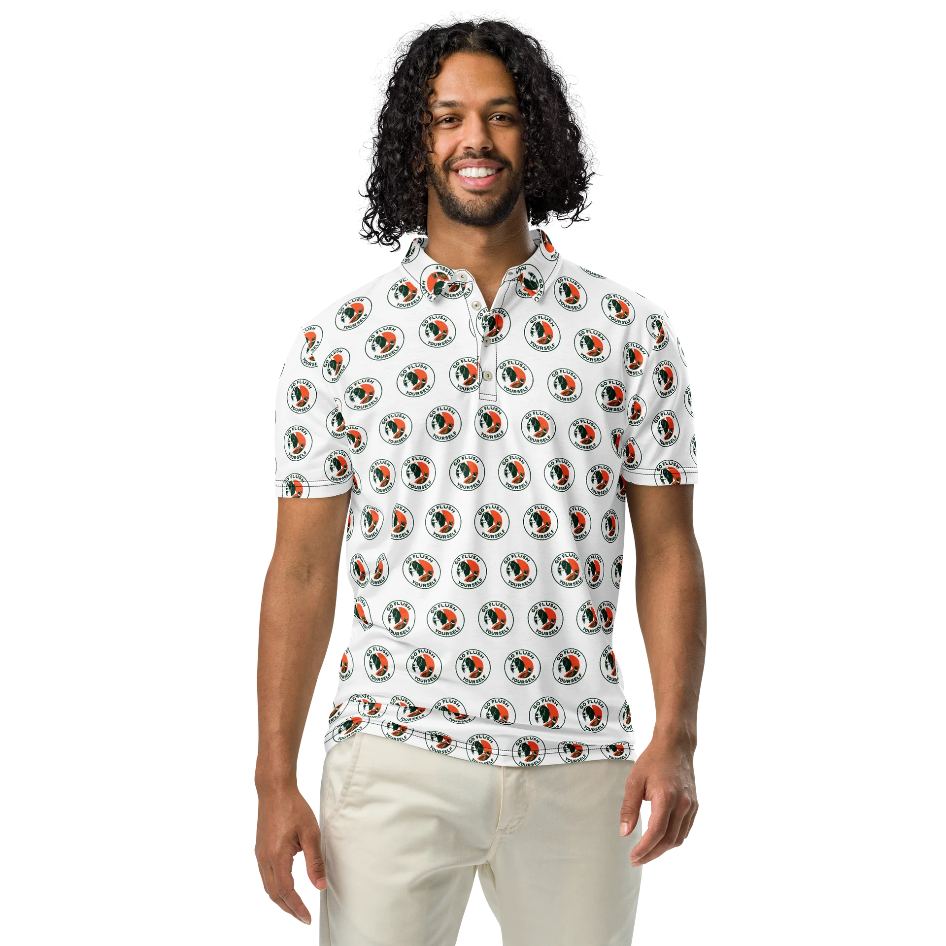Go Flush Yourself Golf Polo product image (3)