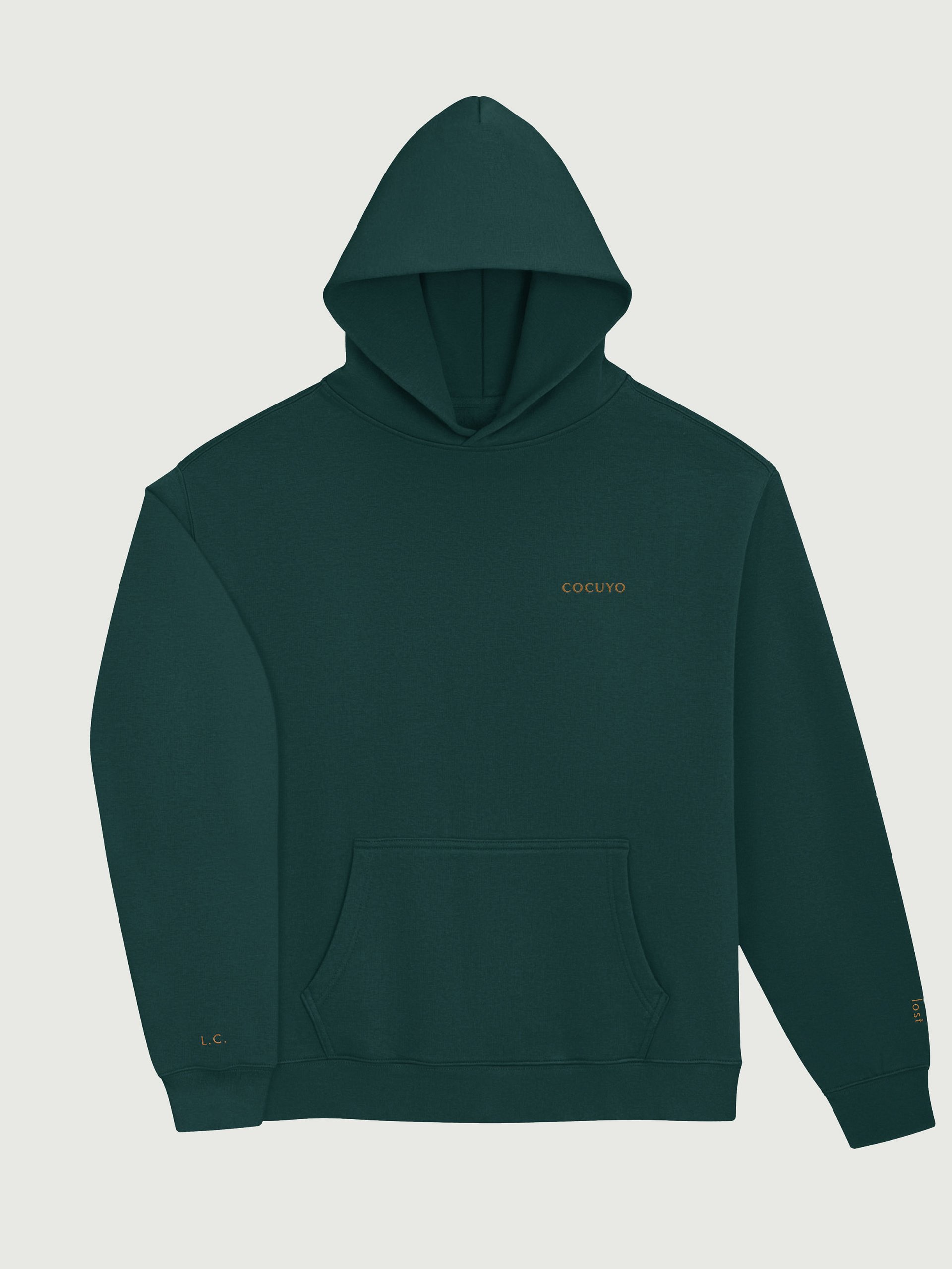 beautifully lost — L.C. | Unisex Premium Oversized Hoodie product image (3)