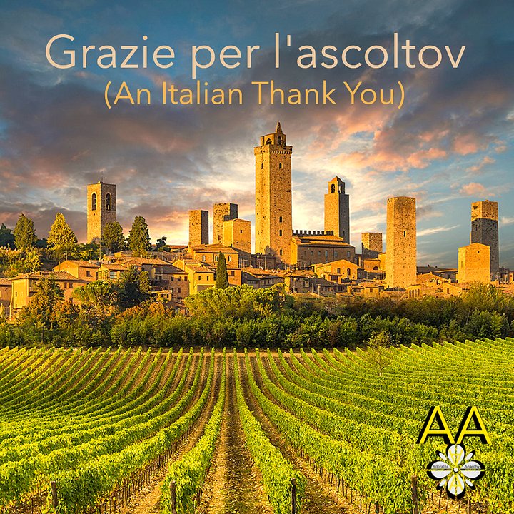 Grazie per l'ascolto (An Italian Thank You) product image (1)