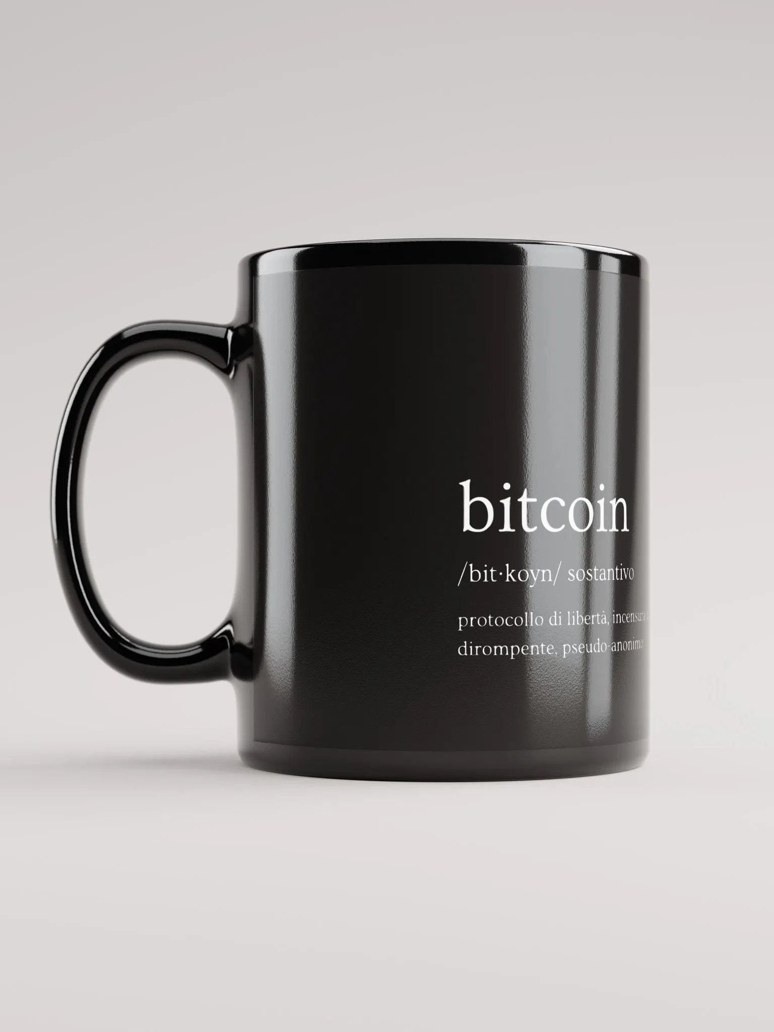 Tazza bitcoin, voce del dizionario product image (6)
