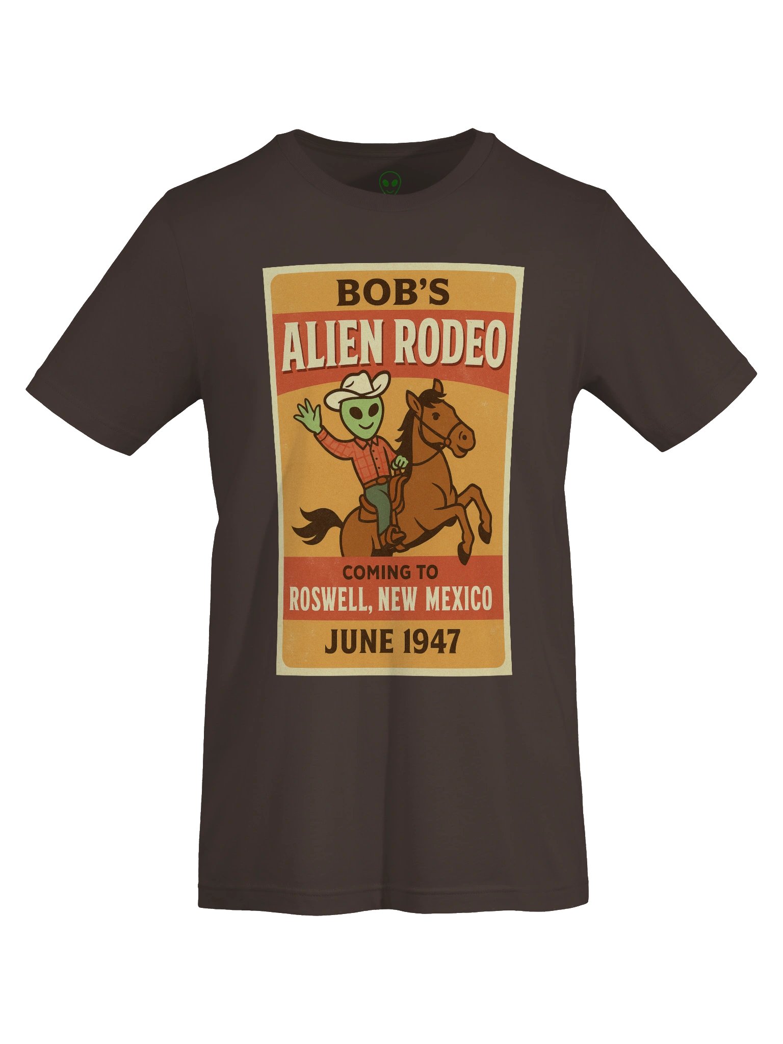 Roswell Aliens Cowboy Vintage Rodeo Concert Tee Fit Unisex T-Shirt product image (43)