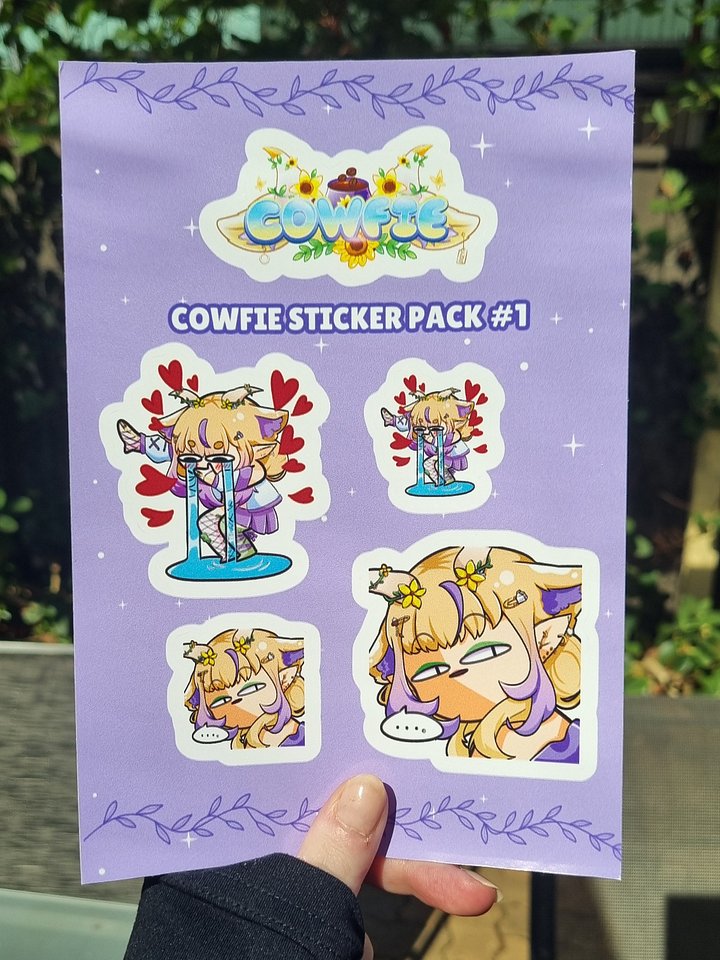 Cowfie Sticker Pack ( Season 0) product image (1)