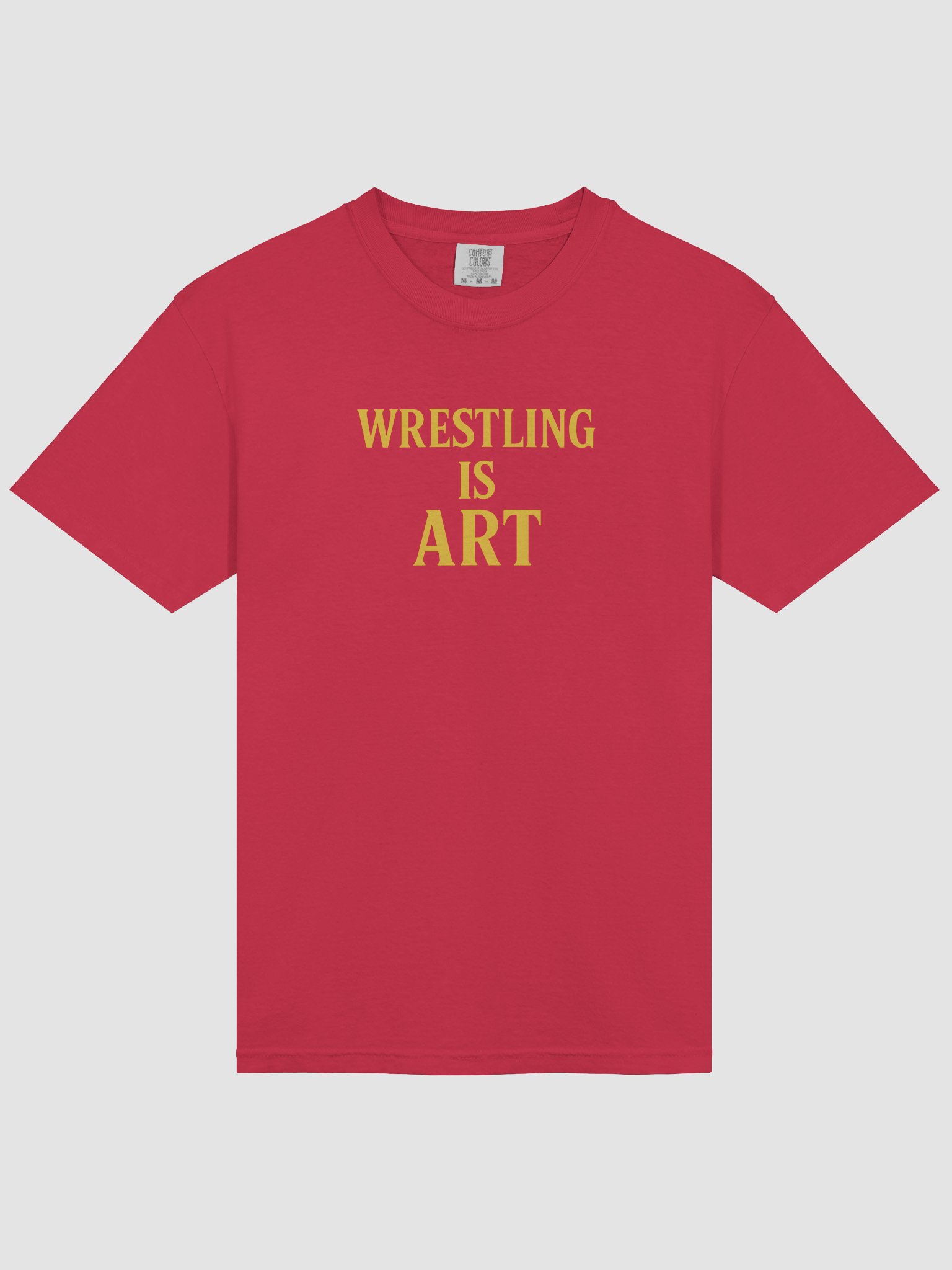 Wrestling Is ART T-Shirt product image (3)