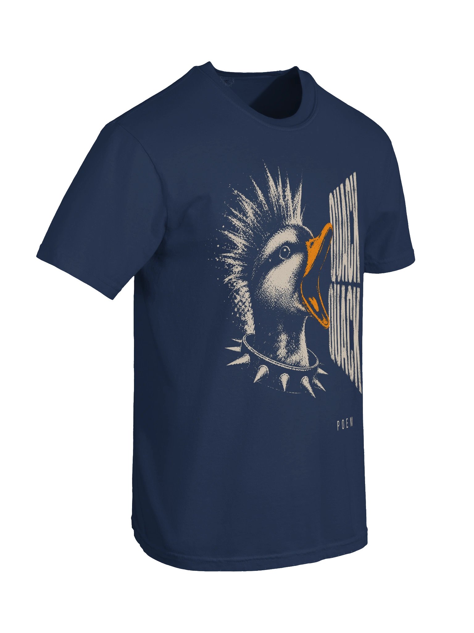 Punk Duck Quack Poem Heavyweight Graphic Tee product image (30)