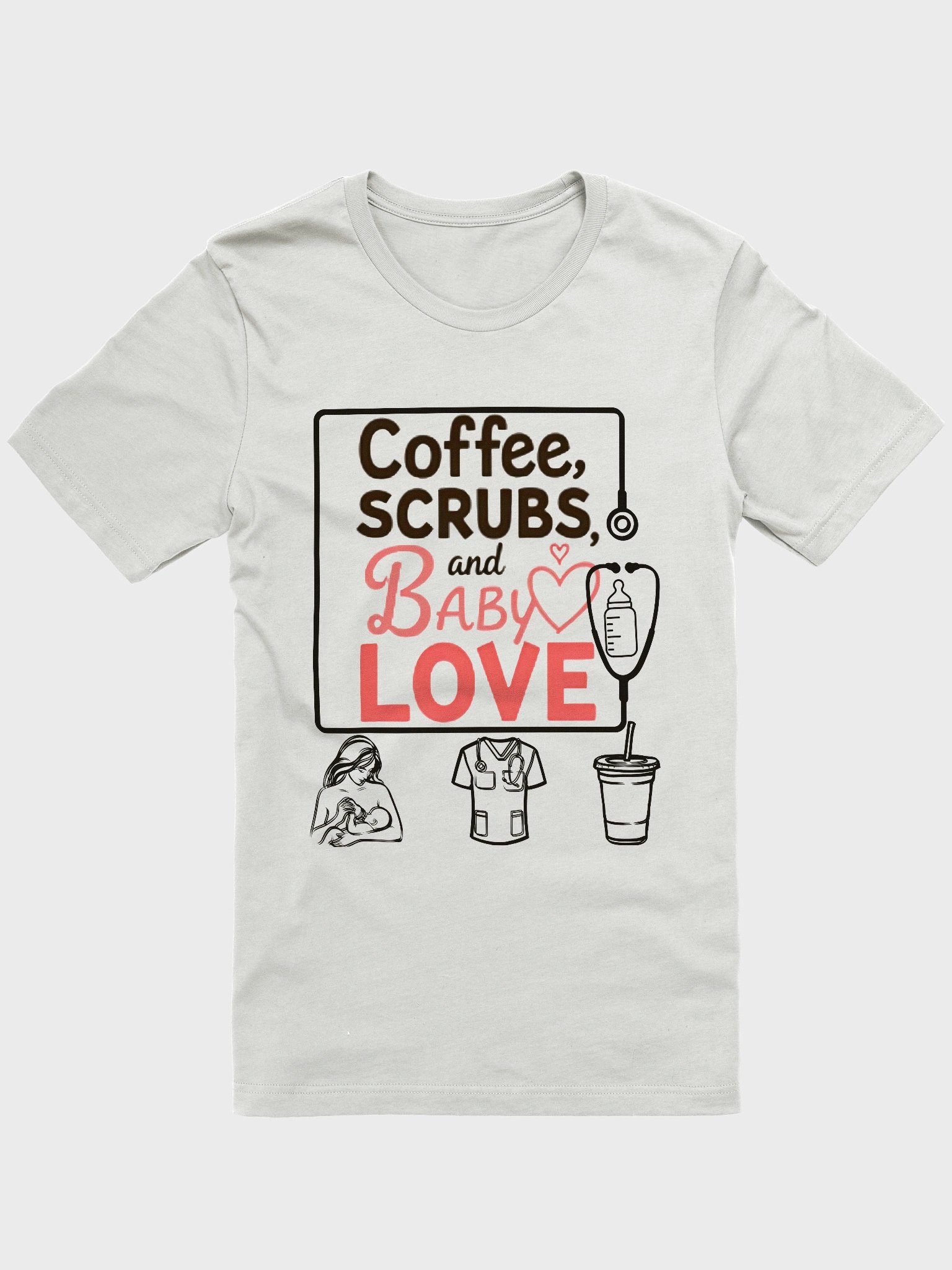 Heartfelt Medical Scrubs T-Shirt product image (25)
