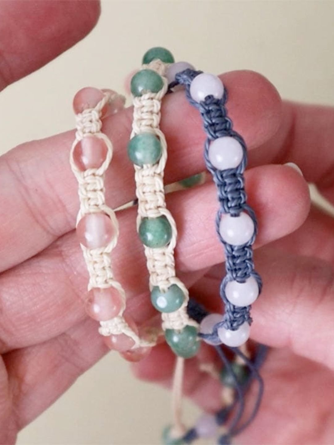 Beaded Macrame Bracelet (Digital PDF Pattern) product image (4)