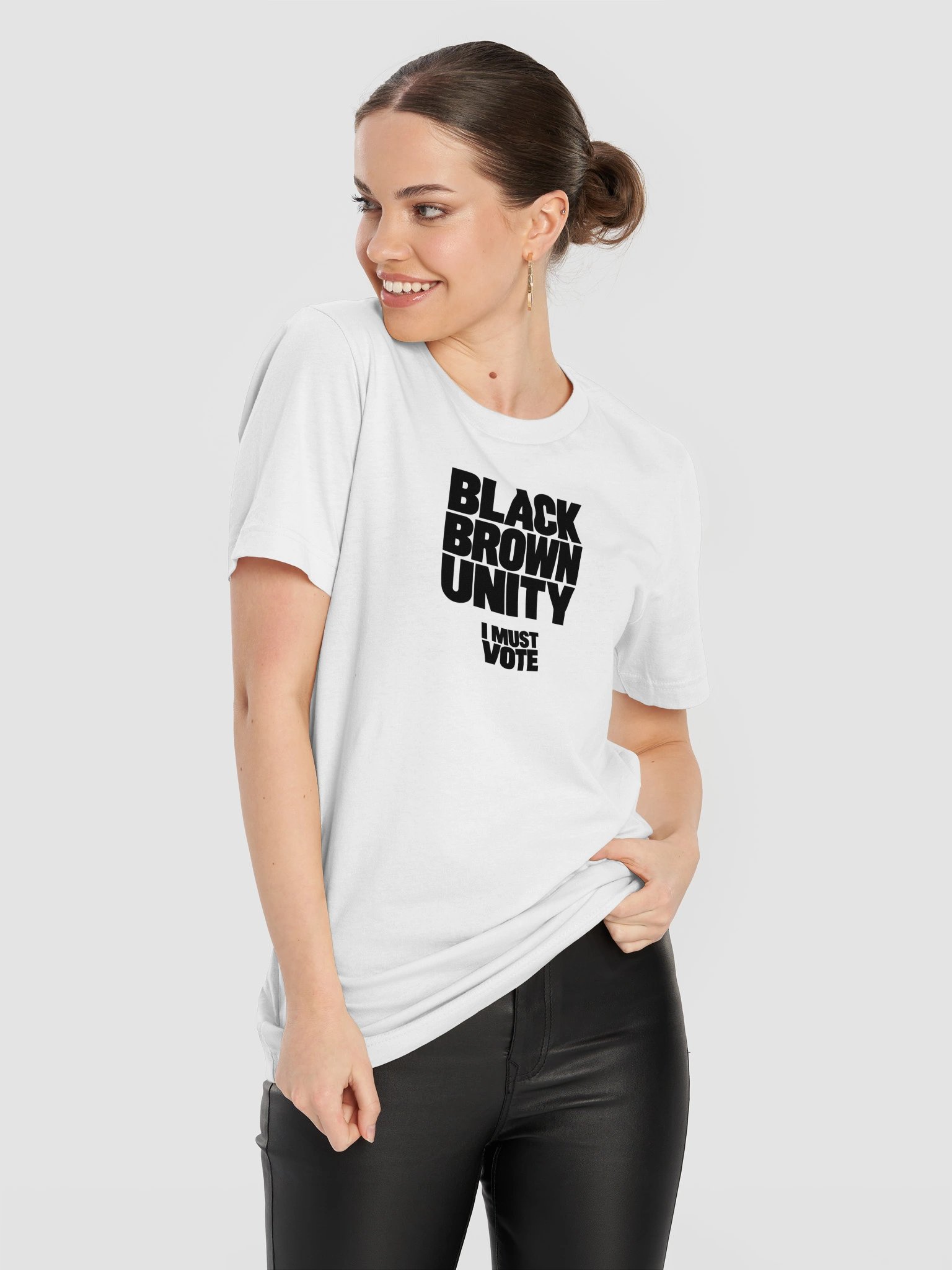 Black Brown Unity Tee - White product image (11)