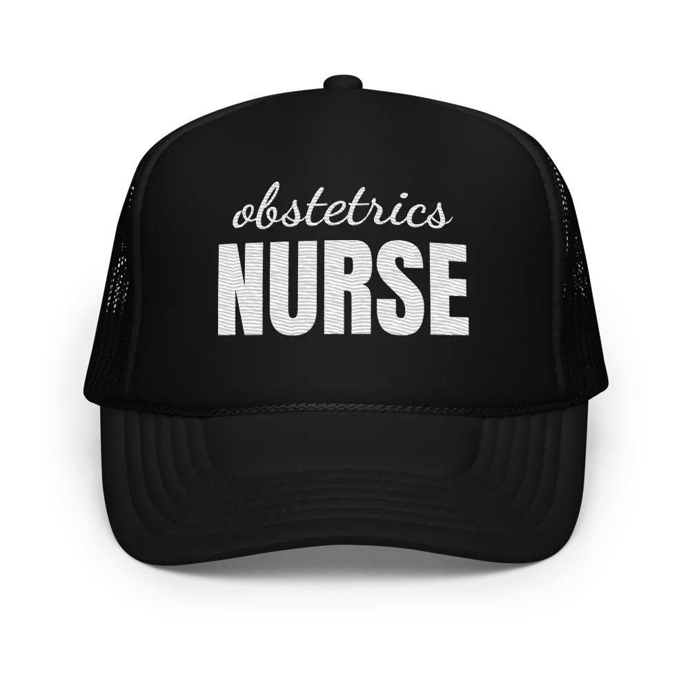 Obstetrics nurse - Embroidered Trucker Cap Hat product image (1)
