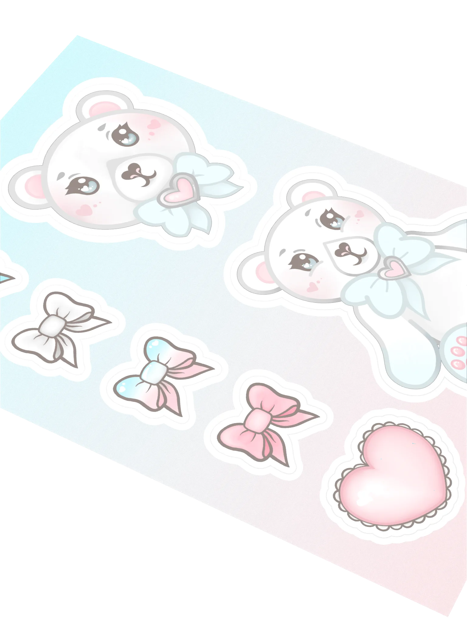 Bears & Bows Sticker Sheet product image (2)