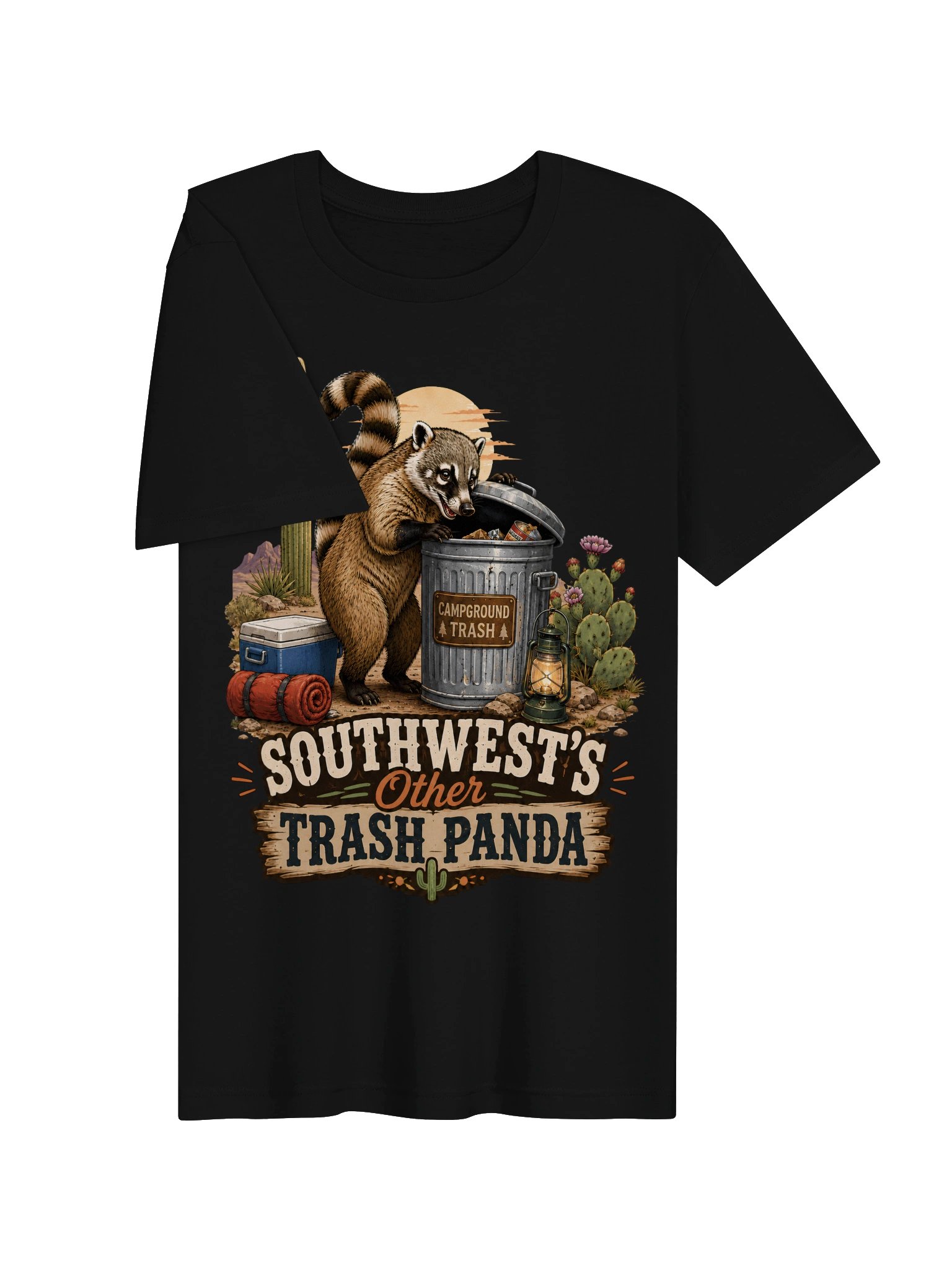 Southwest Trash Panda Desert Tee product image (23)