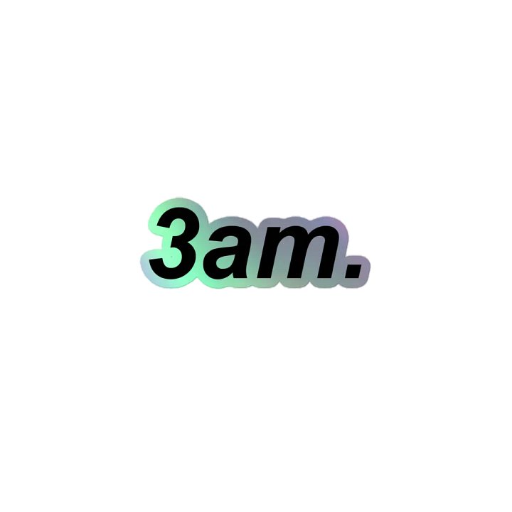 KSUNE 3am Sticker product image (1)