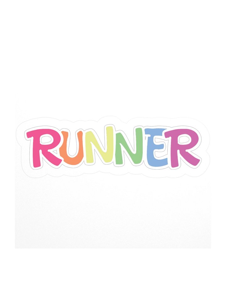 Runner The Husky Logo Sticker product image (1)