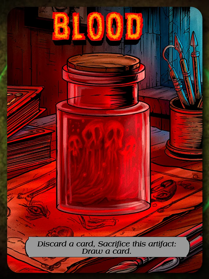 Blood Full Art Token product image (1)