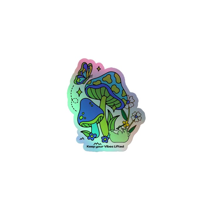 Keep your Vibes Lifted Holograpgic Sticker product image (1)