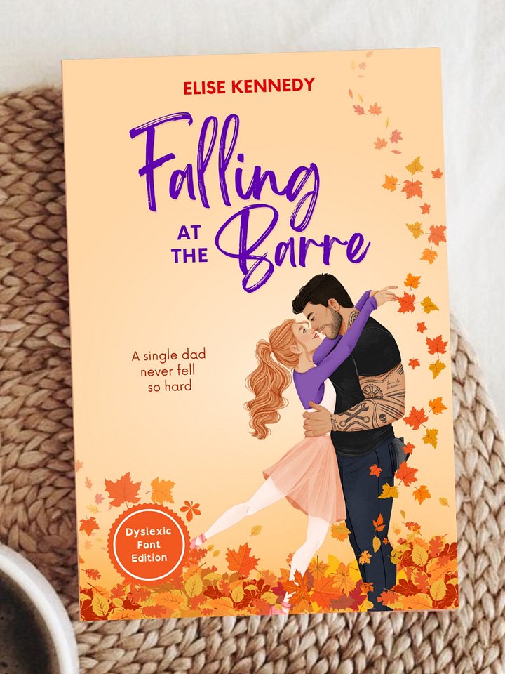 Dyslexic Friendly Edition: Falling at the Barre (signed paperback) product image (1)