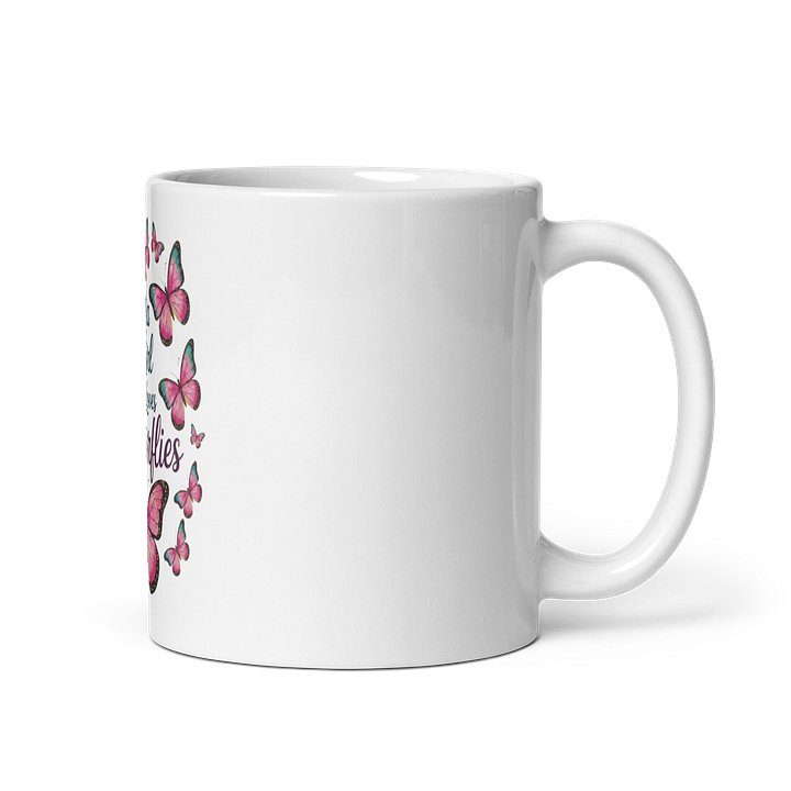 Butterfly Bliss White Glossy Mug product image (2)