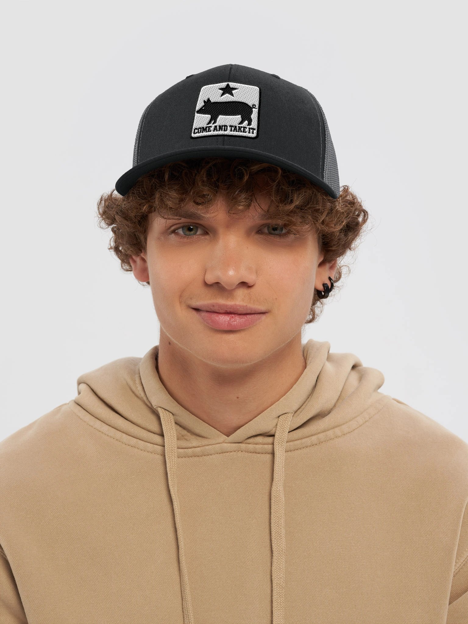 Gonzalez Flag Pig Hat (White) product image (5)