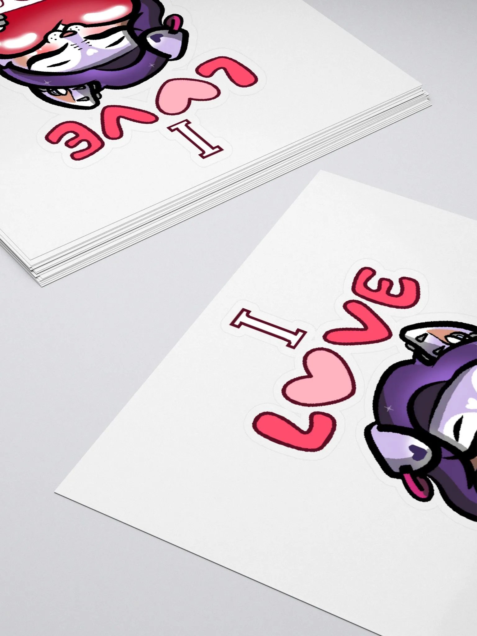 I love you sticker product image (11)