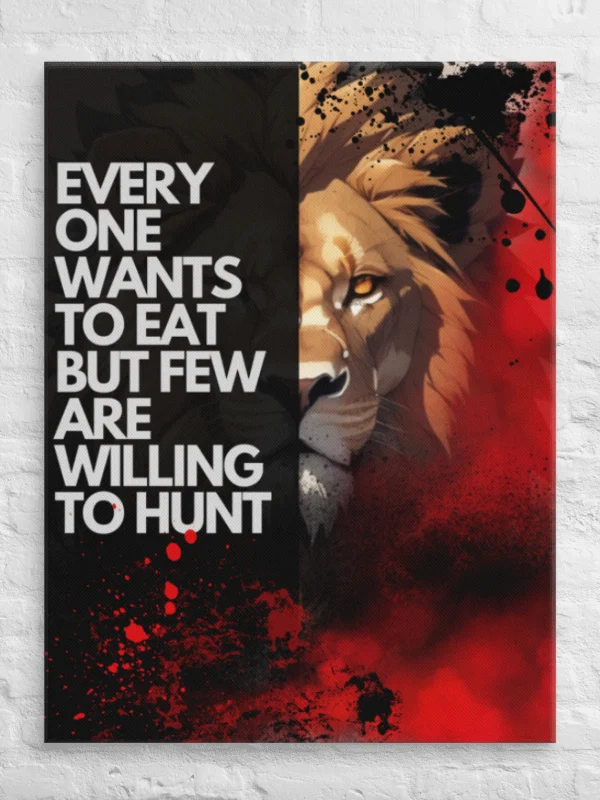 Willing To Hunt Canvas Wall Art product image (1)