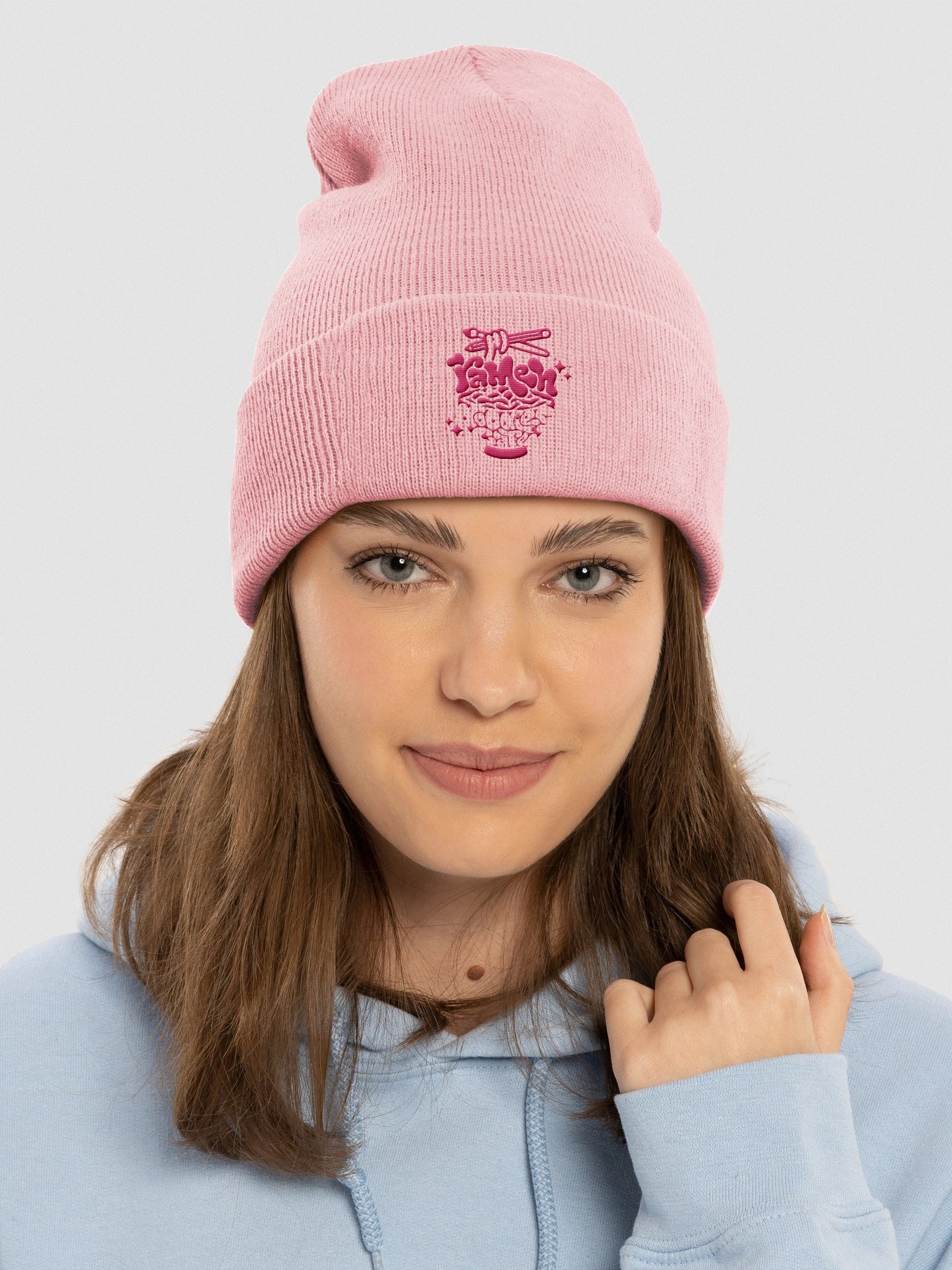 RamenDoodlesCafe Logo Embroidered Beanie product image (3)