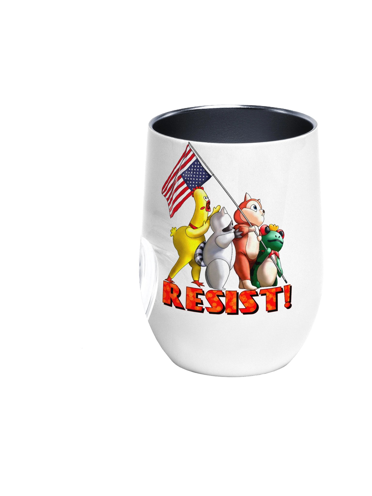 Resist! Travel Wine Glass product image (2)