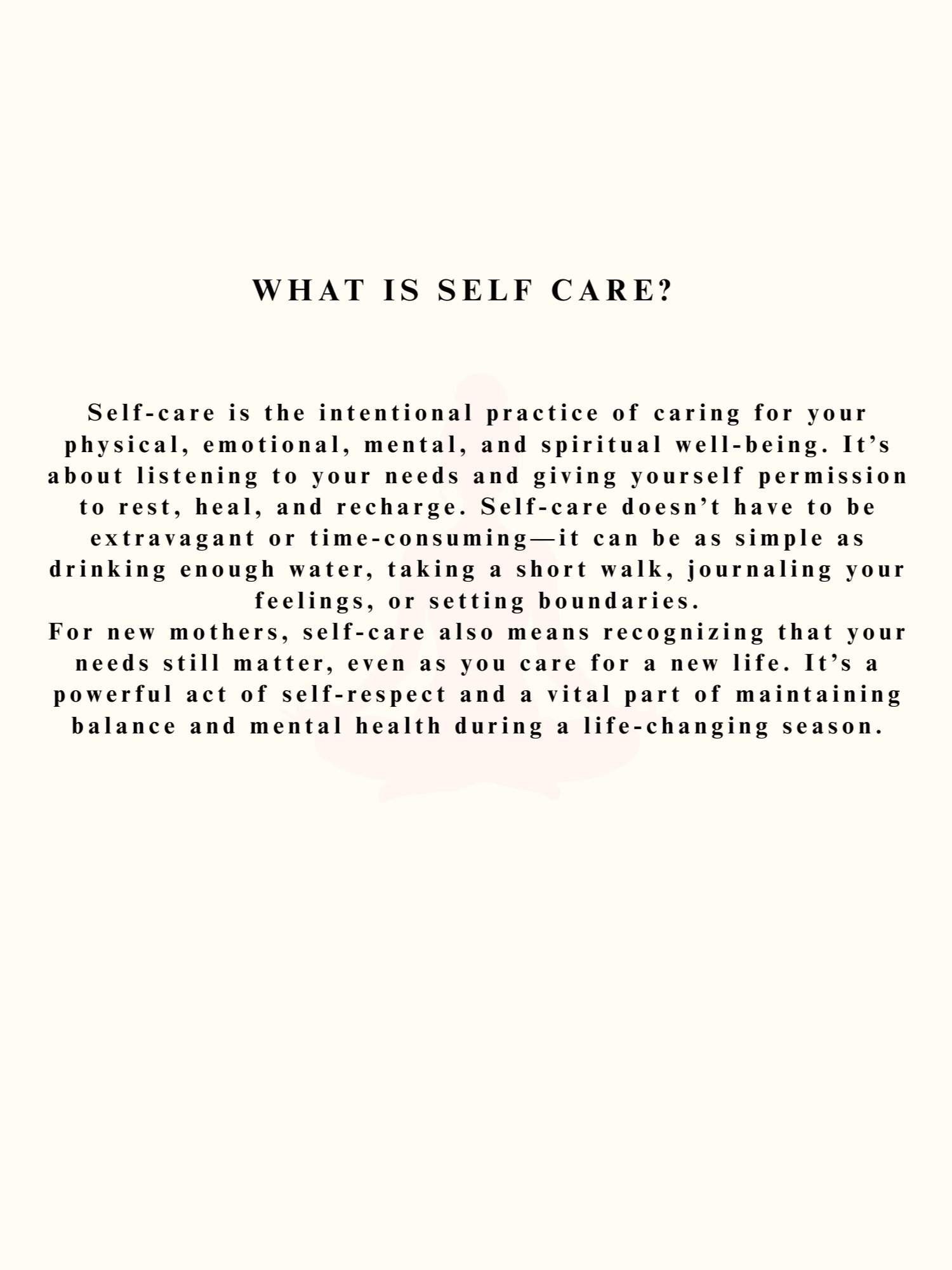 Nurturing You: A Self-Care Journal for New Moms product image (5)