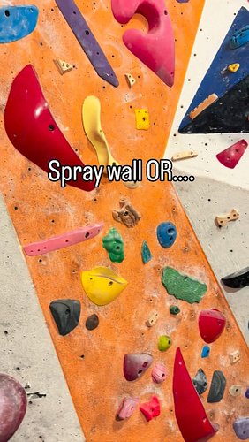 Which is better?

Personally, I kinda lean toward climbing spray walls. More fun to be had.