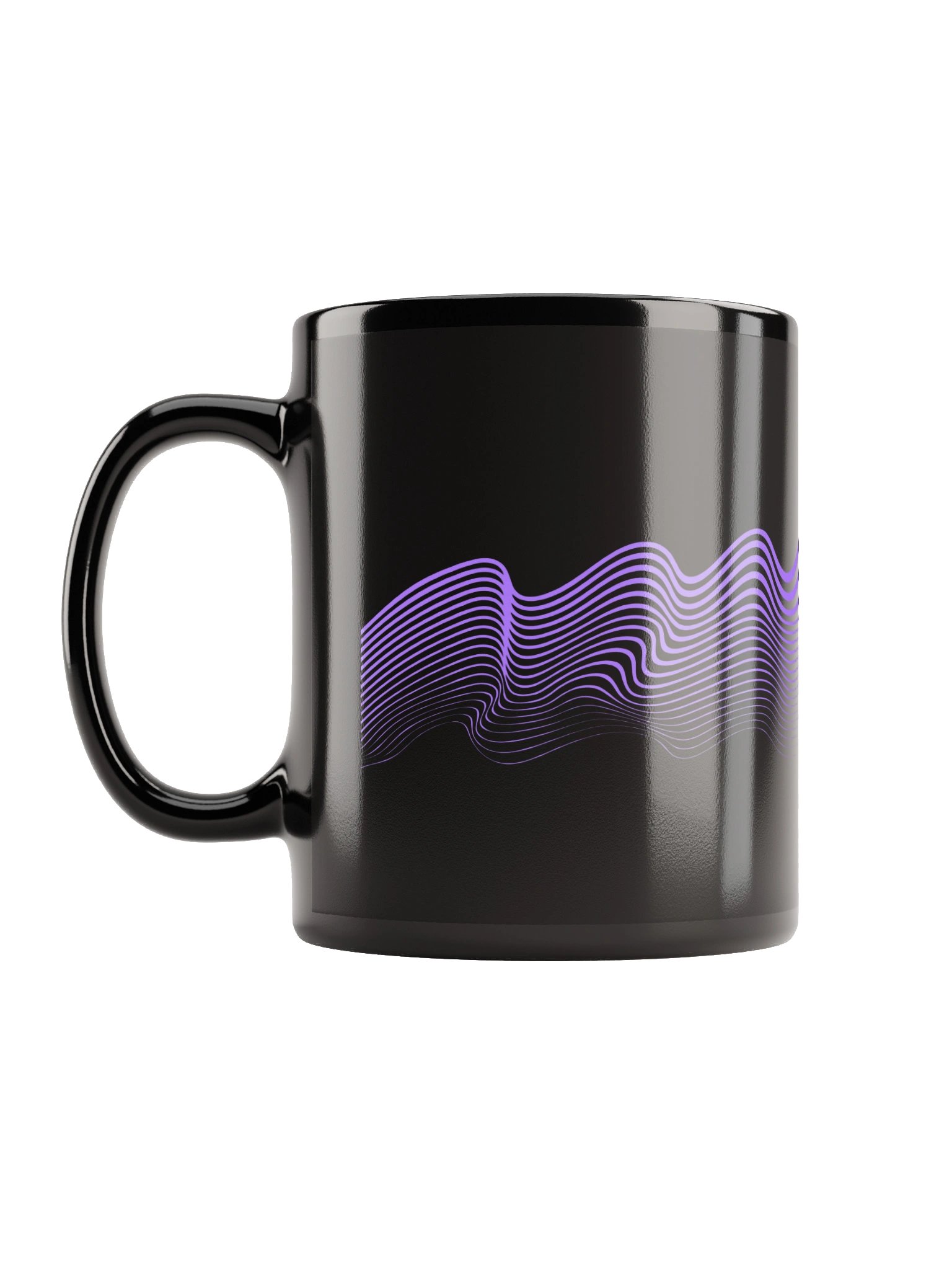 uv wave rider black glossy mug product image (6)
