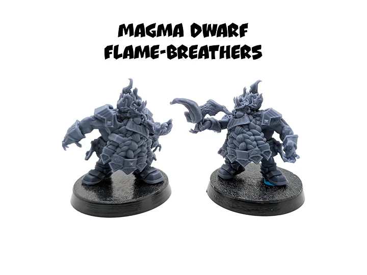 Magma Dwarf Flame-Breathers - UGNI Miniatures product image (1)
