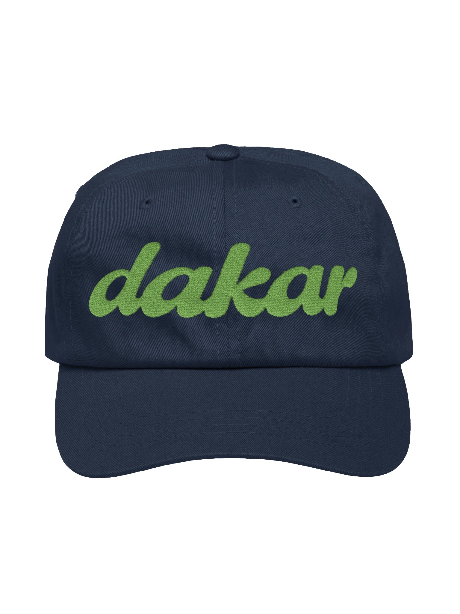 Dakar Green Script Dad Hat product image (1)