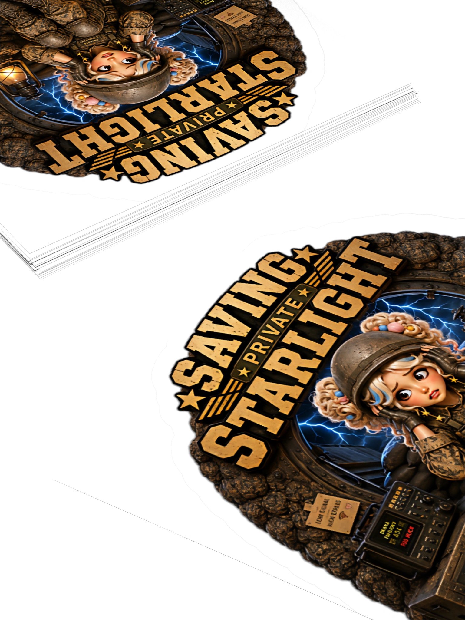 "Saving Private Starlight" Kiss Cut Stickers product image (4)