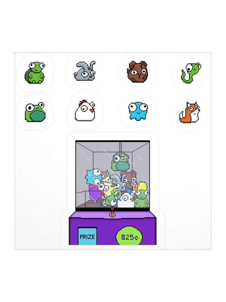 Blobby Crane Game Stickers product image (1)