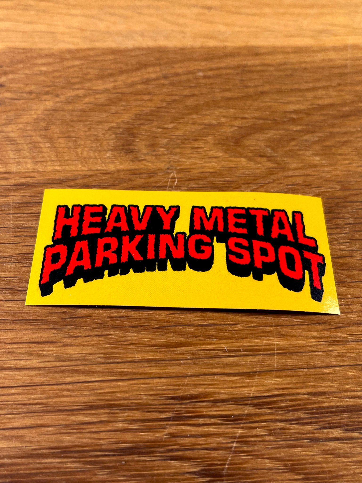 Heavy Metal Parking Spot Sticker Party Pack product image (4)