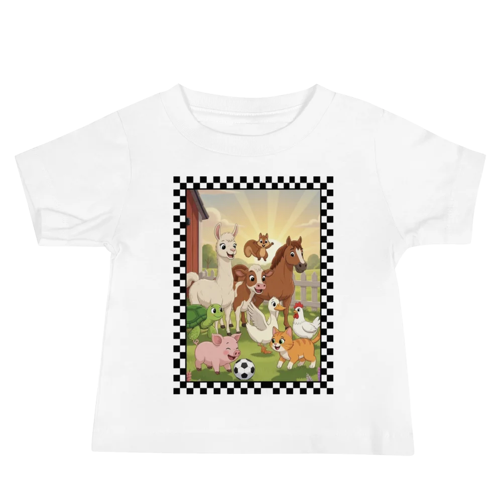 Cute farm Animal Baby Soccer Tee product image (2)