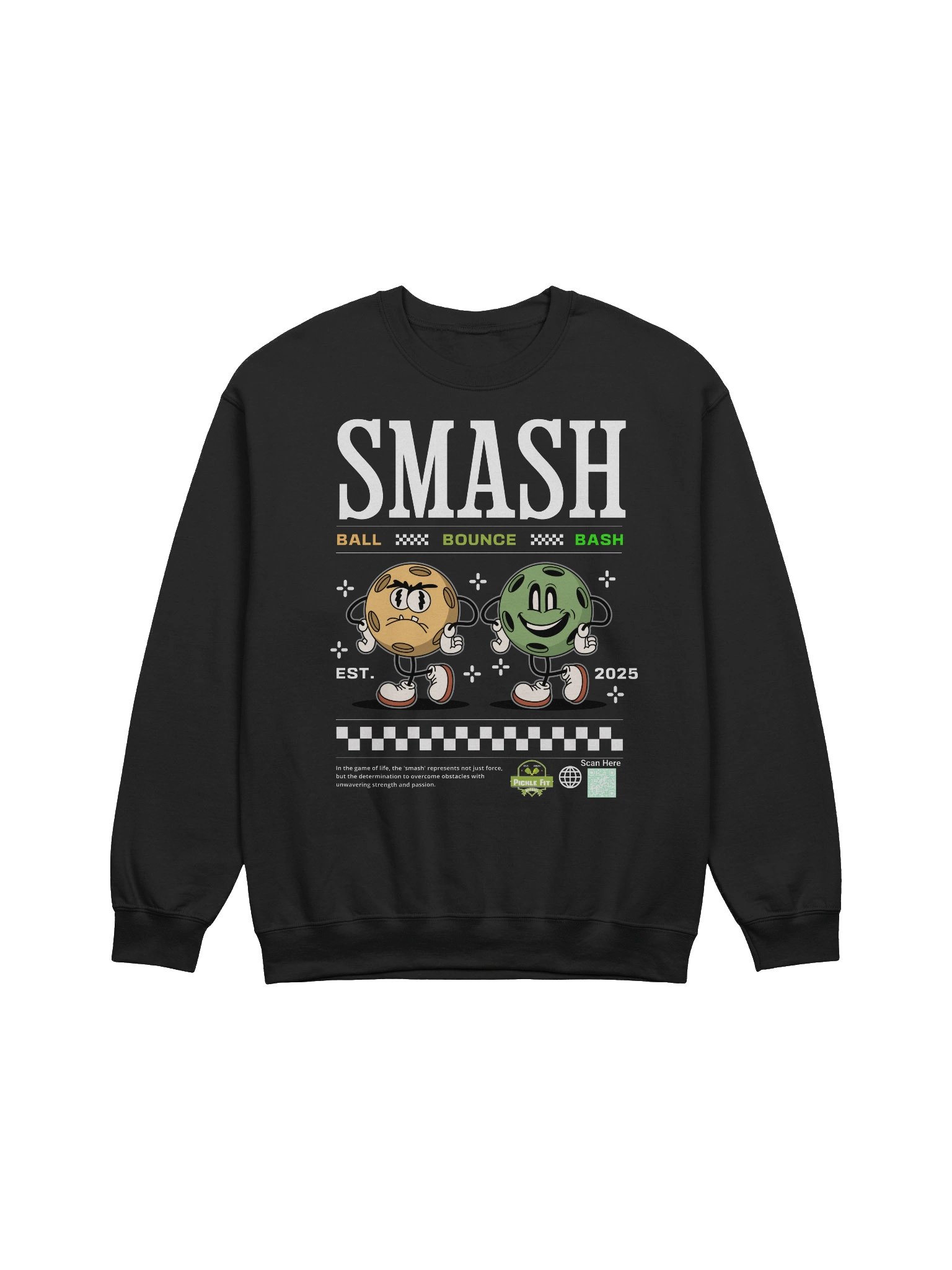 Pickle Fit Cartoon Pickleball Crewneck Sweatshirt product image (6)