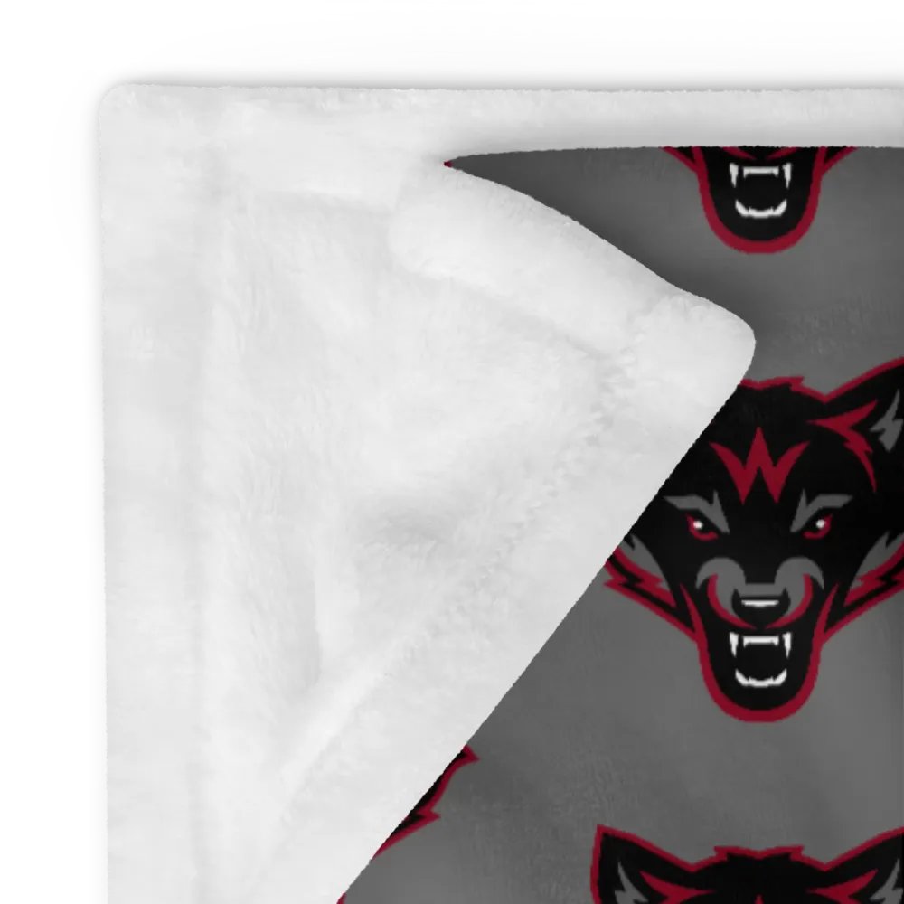 Vintage Captain Wolfpak Logo Throw Blanket product image (24)