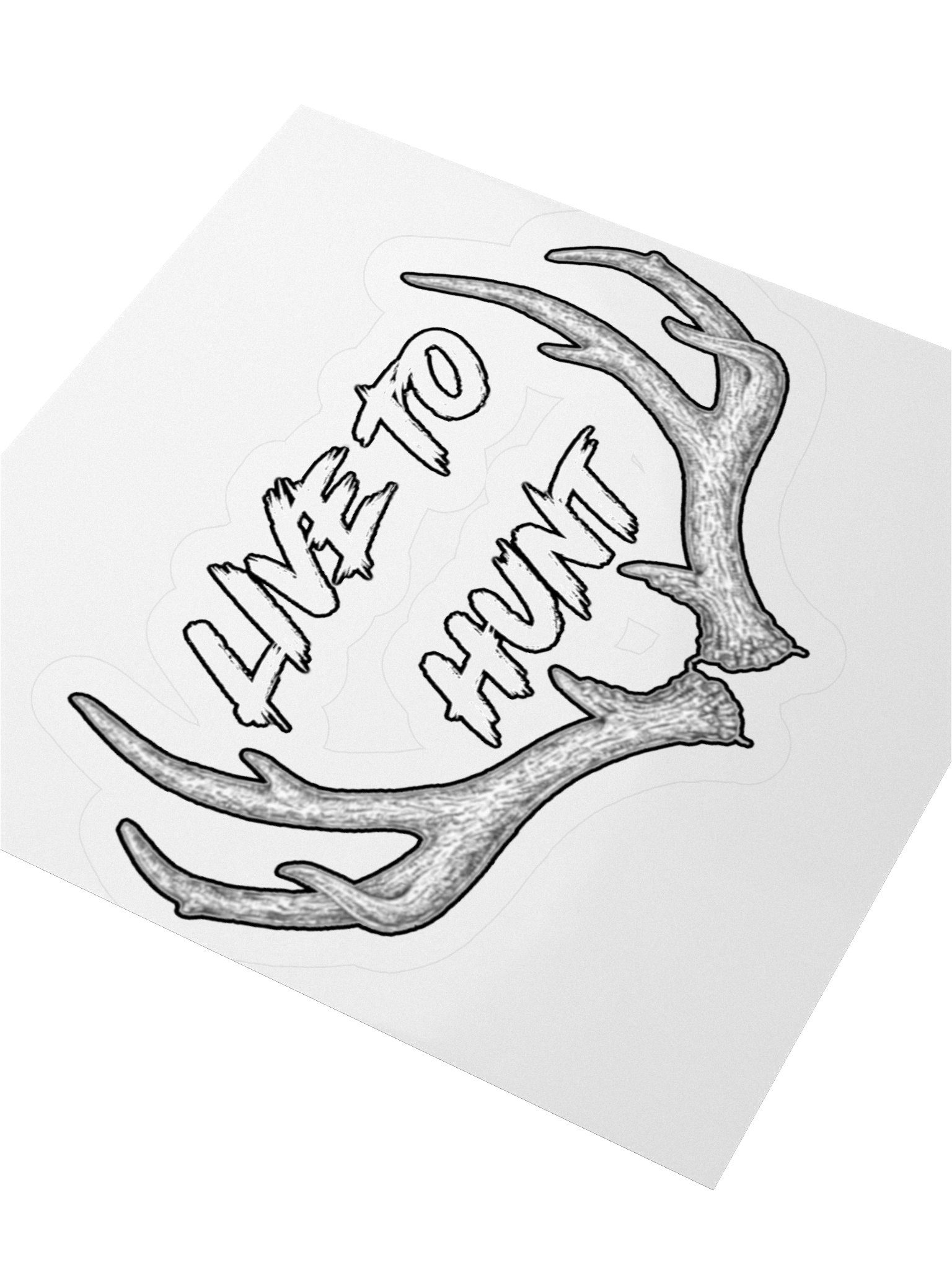 Live To Hunt Sticker product image (7)