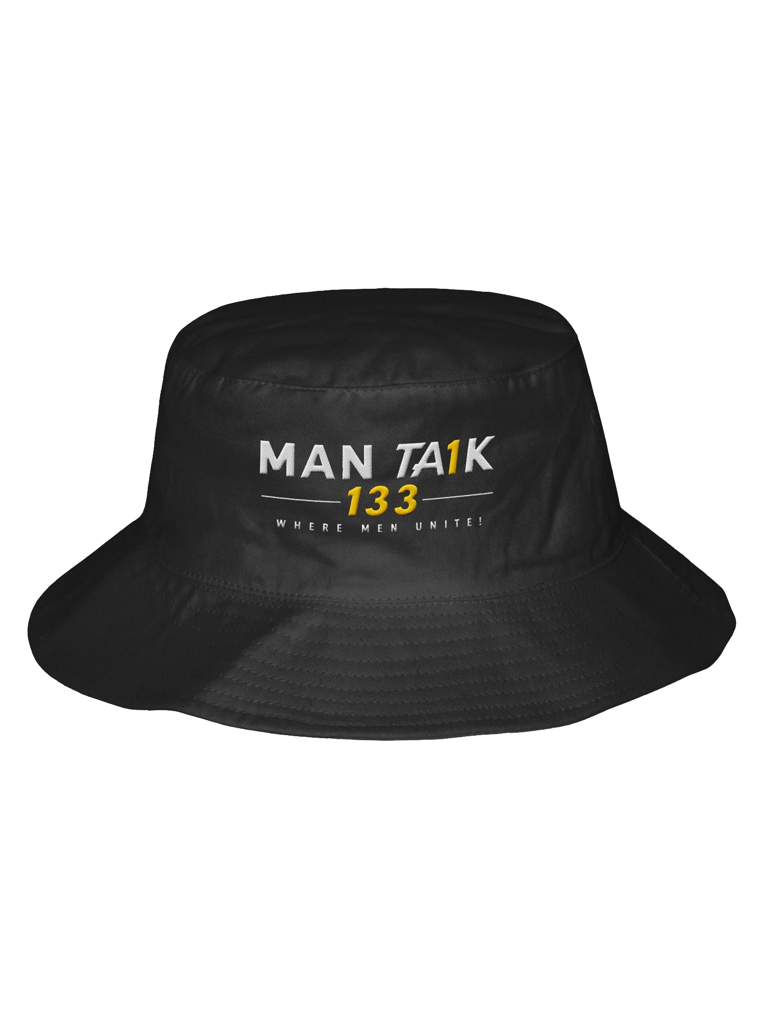 Wear the Movement: Man Ta1k 133 “Where Men Unite!” Bucket Hat | Inspirational Streetwear product image (2)