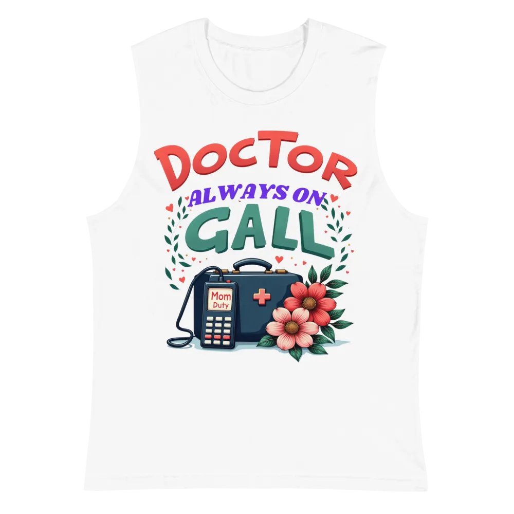 Mom Duty ,Doctor Always On Call Muscle Tank product image (6)