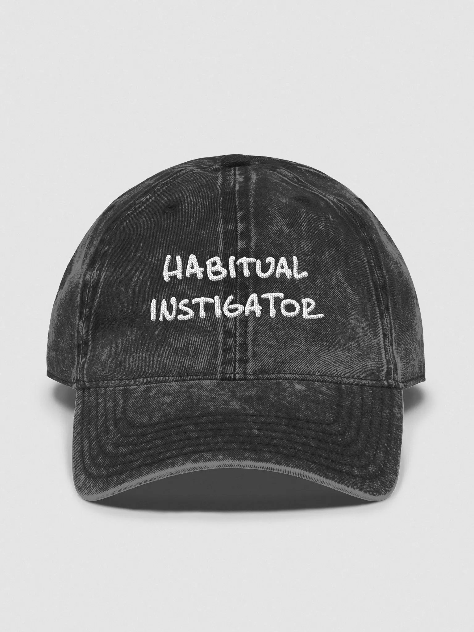 Habitual Instigator Vintage Denim Dad Hat product image (1)