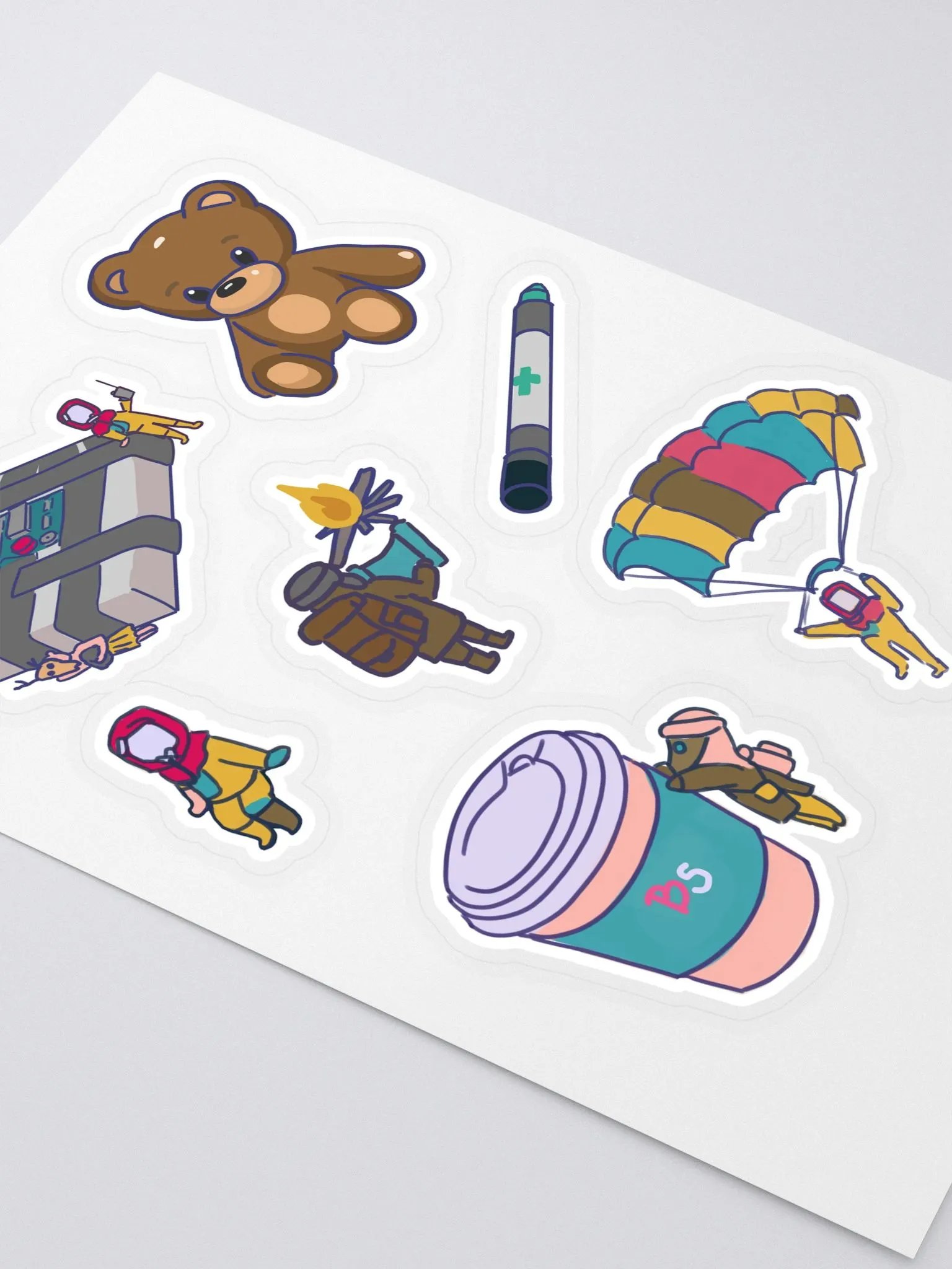 BeccaSomething Adventure and Survival Sticker Sheet Set product image (2)