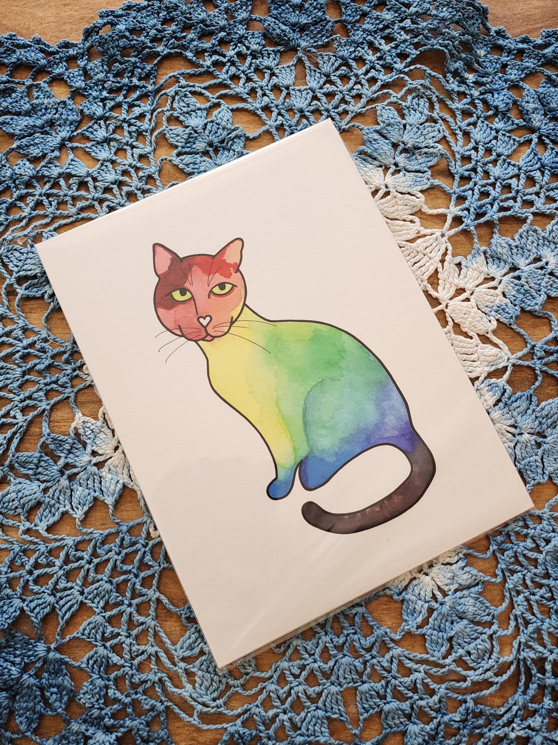 Rainbow Phifer Giclée Print 5x7 product image (2)