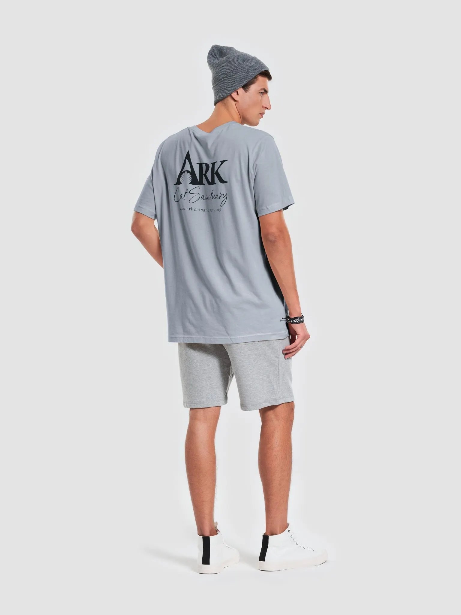 Ark Logo Tee - Light Blue or White with Front and Back Logos product image (7)