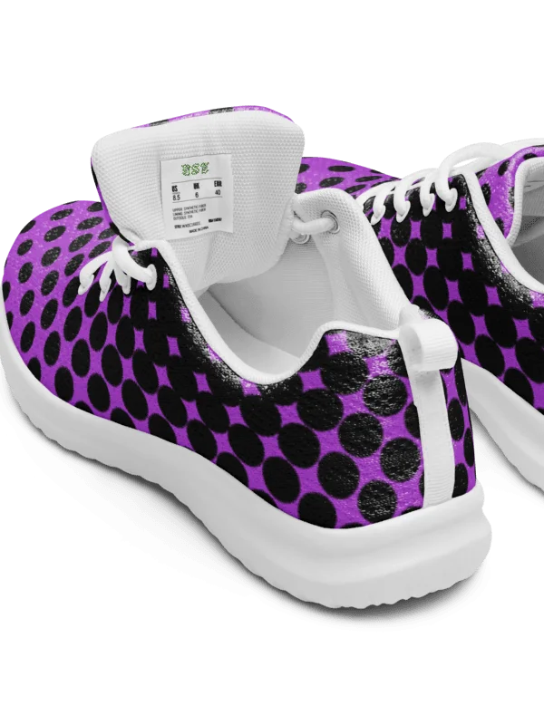 Deep Purple Halftone Vortex Women's Sneakers product image (5)