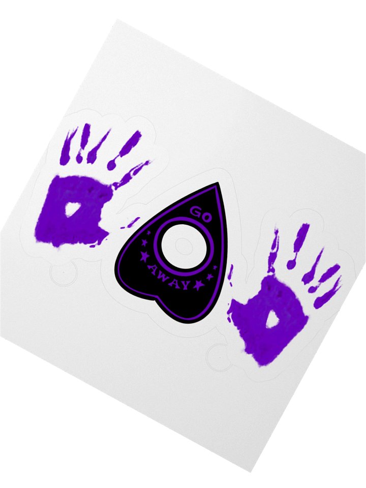 Go Away Obake LIMITED EDITION TwitchCon Purple Sticker product image (2)