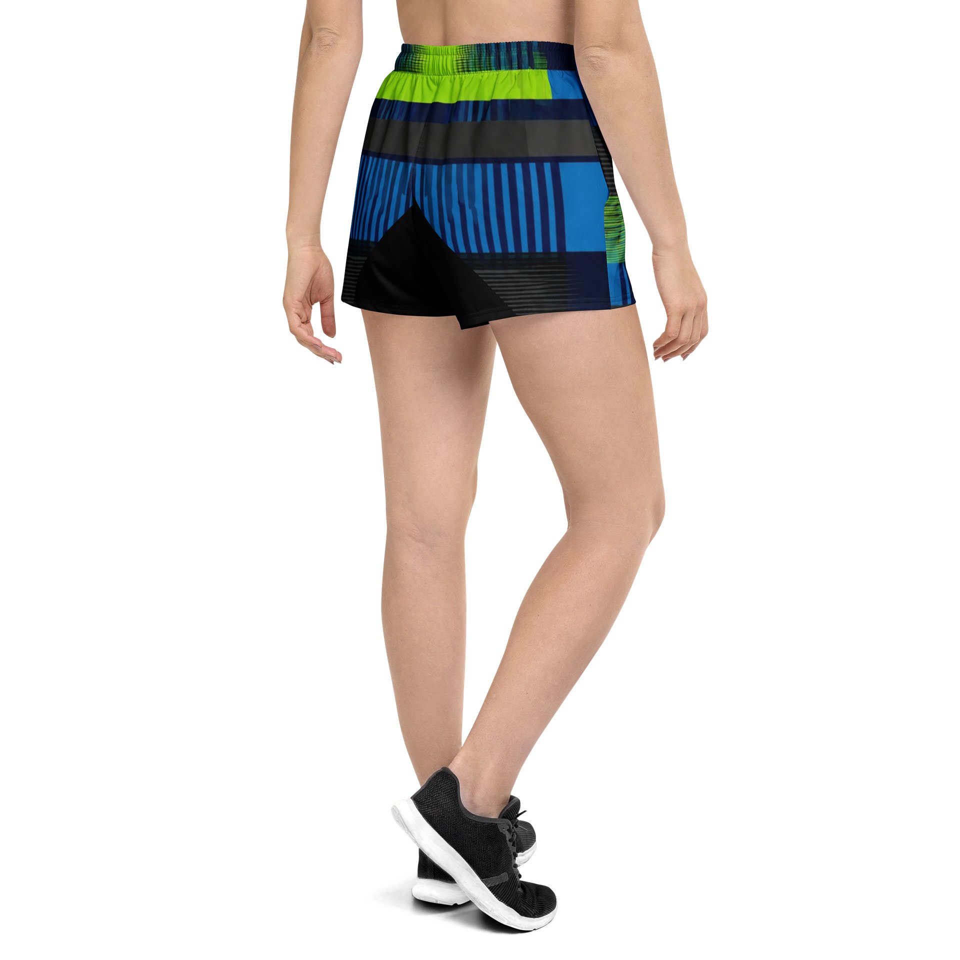 Neon Geo Mirror Athletic Shorts product image (4)